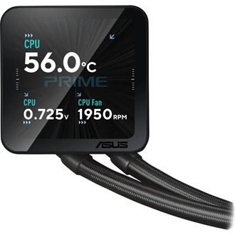 Asus Prime LC II 360 ARGB LCD processzor vízhűtő fekete