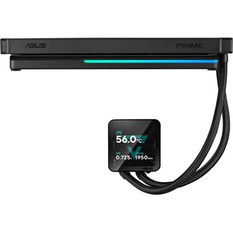 Asus Prime LC II 360 ARGB LCD processzor vízhűtő fekete
