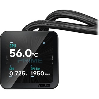 Asus Prime SLC II 360 ARGB LCD processzor vízhűtő fekete