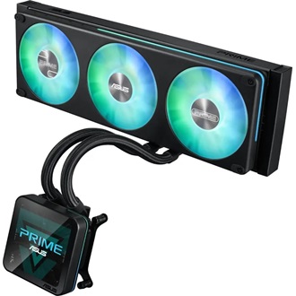 Asus Prime SLC II 360 ARGB LCD processzor vízhűtő fekete