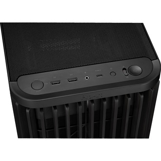 Asus ProArt PA401 Wood Edition táp nélküli ablakos Mid Tower számítógépház fekete