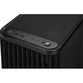 Asus ProArt PA401 Wood Edition táp nélküli ablakos Mid Tower számítógépház fekete