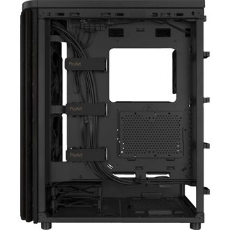 Asus ProArt PA401 Wood Edition táp nélküli Mid Tower számítógépház fekete