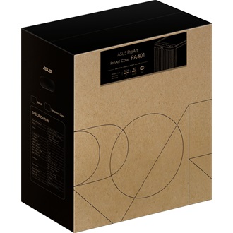 Asus ProArt PA401 Wood Edition táp nélküli Mid Tower számítógépház fekete