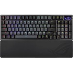 Asus ROG Azoth 96 HE Bluetooth / vezeték nélküli magyar gaming ROG HFX V2 Magnetic mechanikus billentyűzet fekete