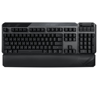 Asus ROG Caymore II USB / vezeték nélküli magyar gaming billentyűzet fekete (ROG RX RED Optical Mechanical switch)