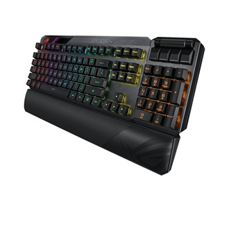Asus ROG Caymore II USB / vezeték nélküli magyar gaming billentyűzet fekete (ROG RX RED Optical Mechanical switch)