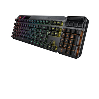 Asus ROG Caymore II USB / vezeték nélküli magyar gaming billentyűzet fekete (ROG RX RED Optical Mechanical switch)