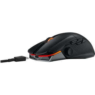Asus ROG Chakram X Origin optikai USB / Bluetooth / vezeték nélküli gaming egér fekete