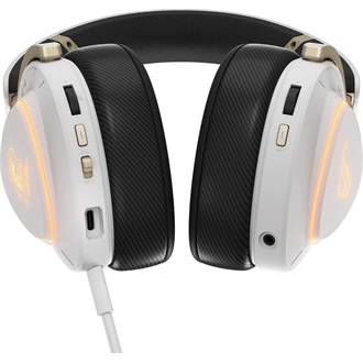 Asus ROG Delta II-JKP gaming fejhallgató headset fehér-fekete