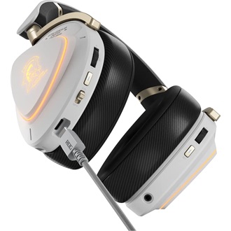 Asus ROG Delta II-JKP gaming fejhallgató headset fehér-fekete