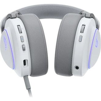 Asus ROG Delta II gaming fejhallgató headset fehér