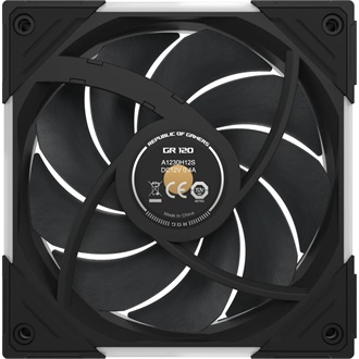 Asus ROG Eurux GR120 rendszerhűtő ventilátor kit fekete