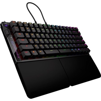 Asus ROG Falcata Ace Bluetooth / vezeték nélküli angol ROG HFX V2 Magnetic mechanikus billentyűzet fekete