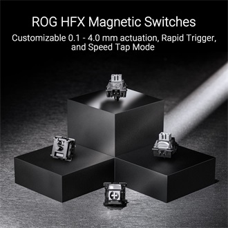 Asus ROG Falchion Ace USB-C angol (US) gaming ROG HFX Magnetic mechanikus billentyűzet fekete