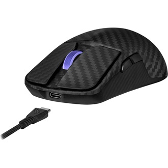Asus ROG Harpe Ace Extreme optikai USB / Bluetooth / vezeték nélküli gaming egér fekete