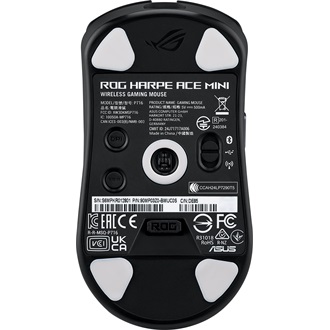 Asus ROG Harpe Ace Mini optikai USB / Bluetooth / vezeték nélküli gaming egér fekete