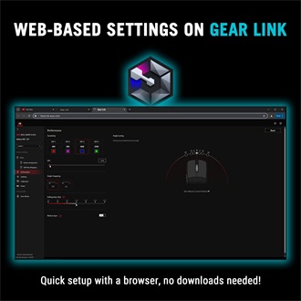 Asus ROG Harpe II Ace optikai Bluetooth / vezeték nélküli gaming egér piros