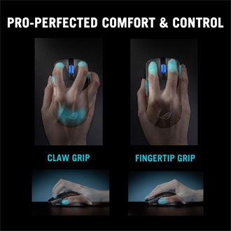 Asus ROG Harpe II Ace optikai Bluetooth / vezeték nélküli gaming egér piros