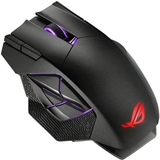 Asus ROG Spatha X optikai USB / vezeték nélküli gaming egér fekete