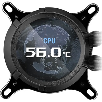 Asus ROG Strix LC III 360 ARGB processzor vízhűtő fekete