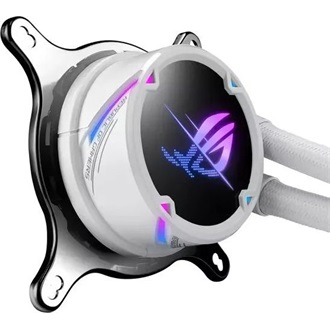 Asus ROG Strix LC II 240 ARBG White Edition processzor vízhűtő fehér