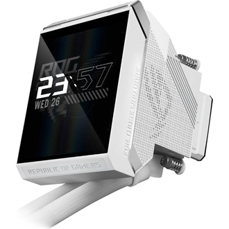 Asus ROG Strix LC IV 360 ARGB LCD White processzor vízhűtő fehér