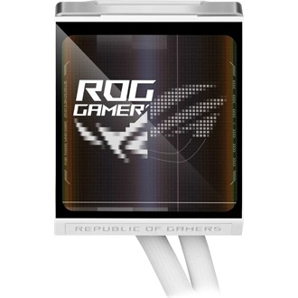 Asus ROG Strix LC IV 360 ARGB LCD White processzor vízhűtő fehér