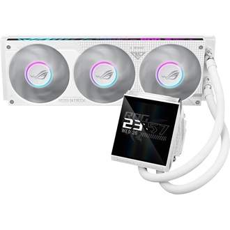 Asus ROG Strix LC IV 360 ARGB LCD White processzor vízhűtő fehér