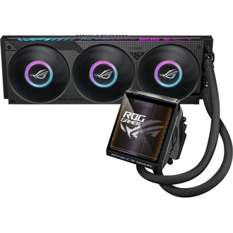 Asus ROG Strix LC IV 360 ARGB LCD processzor vízhűtő fekete