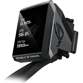 Asus ROG Strix LC IV 360 ARGB LCD processzor vízhűtő fekete