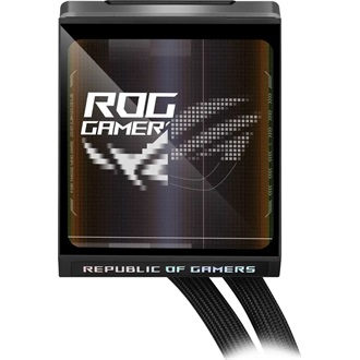 Asus ROG Strix LC IV 360 ARGB LCD processzor vízhűtő fekete