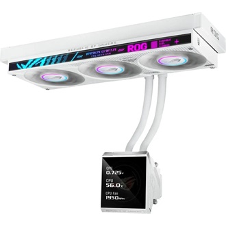 Asus ROG Strix SLC IV 360 ARGB LCD White processzor vízhűtő fehér