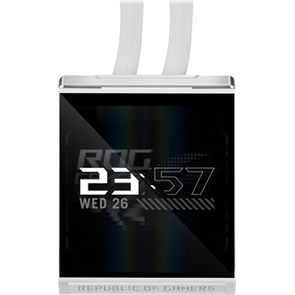 Asus ROG Strix SLC IV 360 ARGB LCD White processzor vízhűtő fehér
