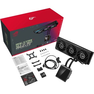 Asus ROG Strix SLC IV 360 ARGB LCD processzor vízhűtő fekete