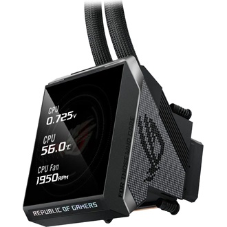 Asus ROG Strix SLC IV 360 ARGB LCD processzor vízhűtő fekete