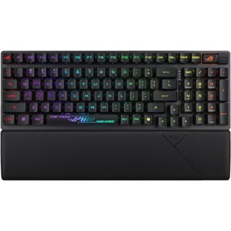 Asus ROG Strix Scope II 96 RX Wireless Bluetooth / vezeték nélküli / USB-C angol gaming optikai-mechanikus billentyűzet 