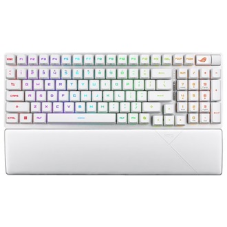 Asus ROG Strix Scope II 96 RX Wireless Bluetooth / vezeték nélküli / USB-C angol gaming optikai-mechanikus billentyűzet 