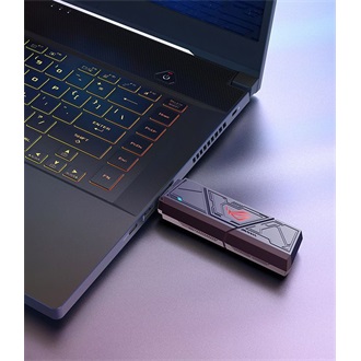 Asus ROG USB-BE92 BE6500 6,5Gb/s USB-A Tri-Band Wi-Fi gaming hálózati adapter
