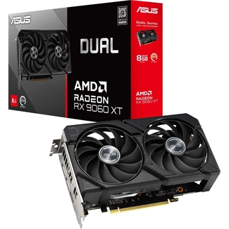 Asus Radeon RX 9060 XT Dual 8GB GDDR6 128-bit grafikus kártya