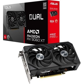 Asus Radeon RX 9060 XT Dual 8GB GDDR6 128-bit grafikus kártya