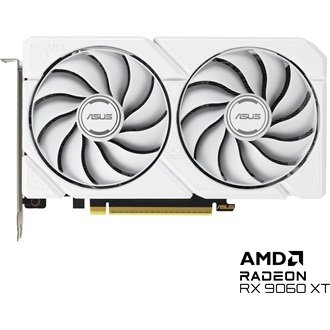 Asus Radeon RX 9060 XT Dual White 16GB GDDR6 128-bit grafikus kártya