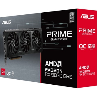 Asus Radeon RX 9070 GRE Prime OC 12GB GDDR6 192-bit grafikus kártya