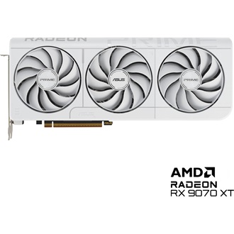 Asus Radeon RX 9070 XT Prime White OC 16GB GDDR6 256-bit grafikus kártya