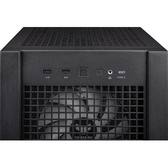 Asus TUF Gaming GT302 TG ARGB BLACK táp nélküli ablakos Mid Tower számítógépház fekete