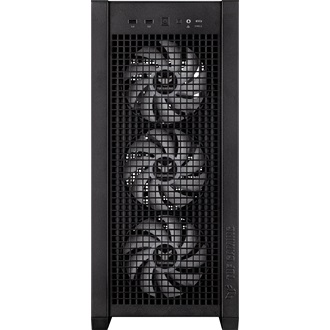Asus TUF Gaming GT302 TG ARGB BLACK táp nélküli ablakos Mid Tower számítógépház fekete