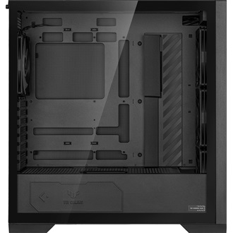 Asus TUF Gaming GT302 TG ARGB BLACK táp nélküli ablakos Mid Tower számítógépház fekete