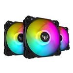 Asus TUF GAMING TF120 ARGB (3db) rendszerhűtő ventilátor kit fekete