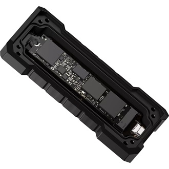 Asus TUF Gaming A2 M.2 2280 PCIe NVMe USB-C 3.2 Gen2×2 külső ház fekete ütésálló