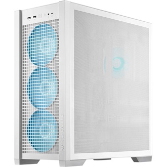 Asus TUF Gaming GT302 TG ARGB WHITE táp nélküli ablakos Mid Tower számítógépház fehér
